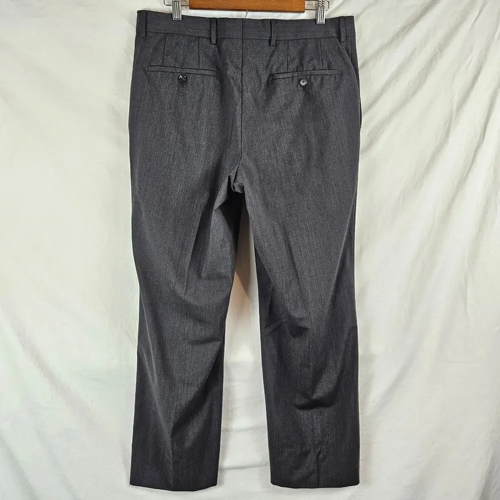 Boss Hugo Boss James‎ Brown Virgin Wool Pants, size 34R - Picture 2 of 5